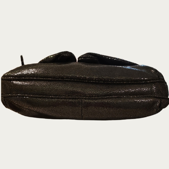 Judith Ripka Black BOW Clutch with Silver Accents EUC - Picture 6 of 14